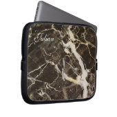 Marbled-Abstrakter Expressionismus von Shirley Tay Laptopschutzhülle (Vorne Rechts)