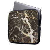 Marbled-Abstrakter Expressionismus von Shirley Tay Laptopschutzhülle (Vorderseite Links)