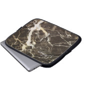 Marbled-Abstrakter Expressionismus von Shirley Tay Laptopschutzhülle (Vorne Knopf)