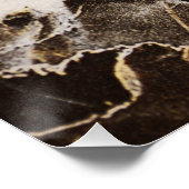 Marbled-Abstrakter Expressionismus von Shirley Tay Poster (Ecke)