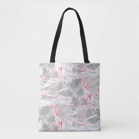 Marbled Background Abstract Art Canvas | Modern Tasche (Vorderseite)