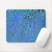 Marbled Blue Waters Mouse Pad Mousepad (Mit Mouse)