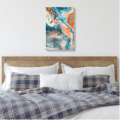 Marbled Deep Leinwanddruck (Insitu (Schlafzimmer))