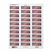 Marbled Galaxien adressieren Labels (Vorne)