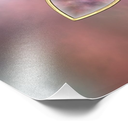 Marbled Galaxien Foto Print (Ecke)