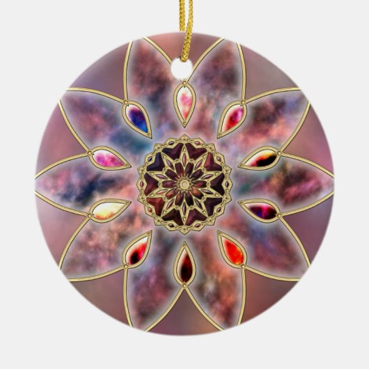 Marbled Galaxies Ornament (Vorne)