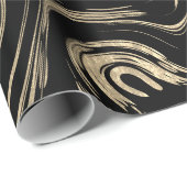 Marbled Gold Gift Wrap Geschenkpapier (Rolleneckpunkt)