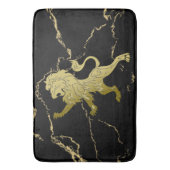 Marbled Golden Royal Lion Badematte (Vorderseite Vertikal)