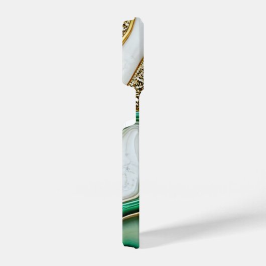 Marbled Jade Agate iPhone Hülle (Rechte Seite)
