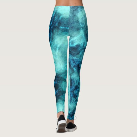 Marbled Jade Leggings (Rückseite)