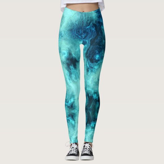 Marbled Jade Leggings (Vorderseite)