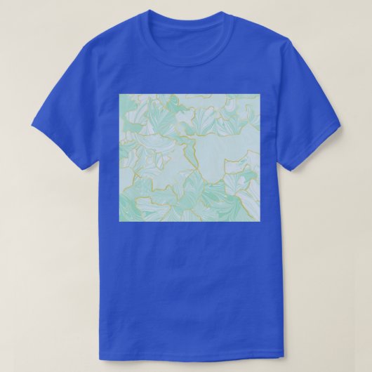 Marbled Kintsugi Sage T-Shirt (Design vorne)