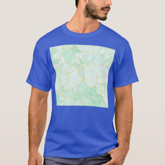 Marbled Kintsugi Sage T-Shirt