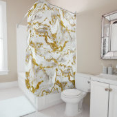 Marbled Mable Elegante Chic Dusche Duschvorhang (Beispiel)