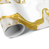 Marbled Mable Elegante Chic Geschenkpapier (Rolleneckpunkt)