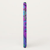 Marbled Magenta und Lime Green Groovy Abstrakte Ku Case-Mate iPhone Hülle (Hinten/Links)