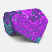 Marbled Neon Krawatte (Gerollt)