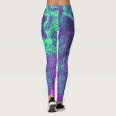 Marbled Neon Leggings (Rückseite)