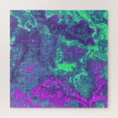 Marbled Neon Puzzle (Horizontal)