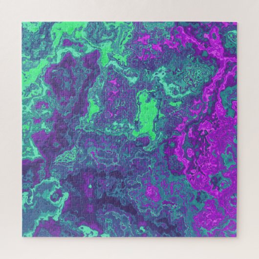 Marbled Neon Puzzle (Vertikal)