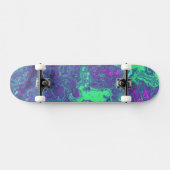 Marbled Neon Skateboard (Horizontal)