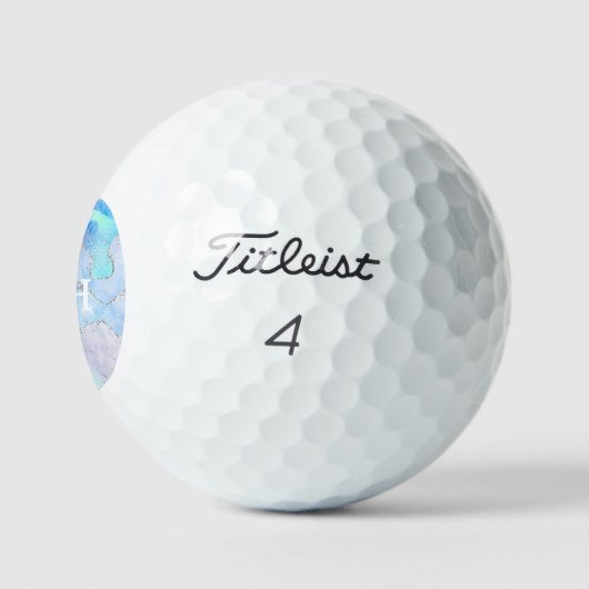 MARBLED OCEAN CUSTOM GOLF BALLS GOLFBALL (Logo)