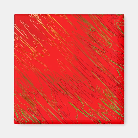 Marbled Red Magnet (Vorne)