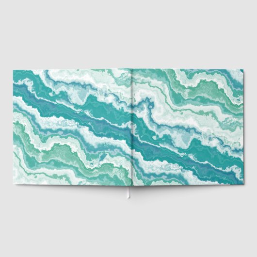 marbled sea foam : gästebuch (Voll)