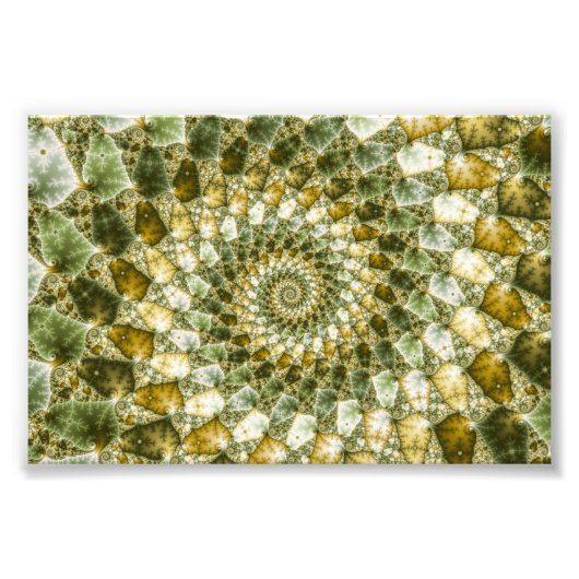 Marbled Shards - Mandelbrot Art Fotodruck (Vorne)