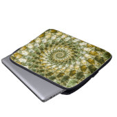 Marbled Shards - Mandelbrot Art Laptopschutzhülle (Vorne Knopf)