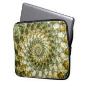 Marbled Shards - Mandelbrot Art Laptopschutzhülle (Vorderseite Links)