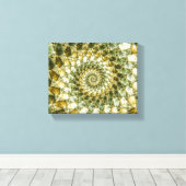 Marbled Shards - Mandelbrot Art Leinwanddruck (Insitu (Holzboden))