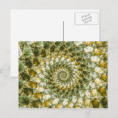 Marbled Shards - Mandelbrot Art Postkarte (Vorne/Hinten)
