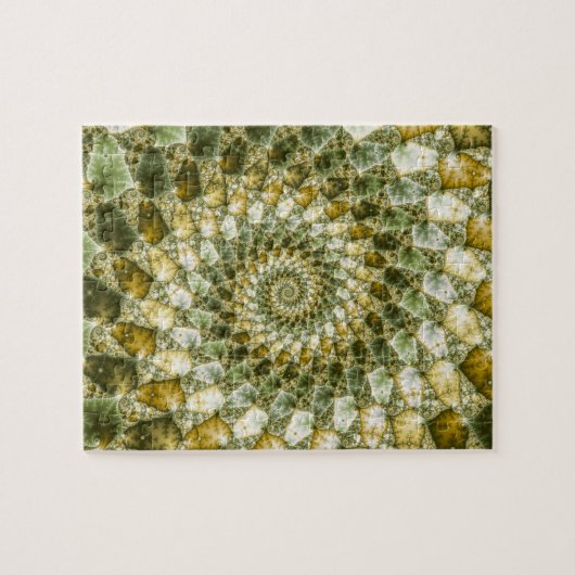 Marbled Shards - Mandelbrot Art Puzzle (Horizontal)