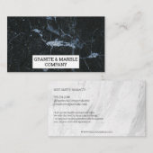 Marbled Slab | Granitgesellschaft Visitenkarte (Vorne/Hinten)