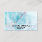 Marbled Slab | Ocean Granite Visitenkarte (Vorderseite)