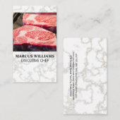 Marbled Steak | Restaurant Visitenkarte (Vorne/Hinten)
