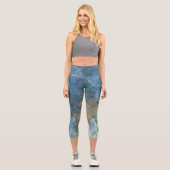 Marbled Stone Capri Leggings (Vorderseite)