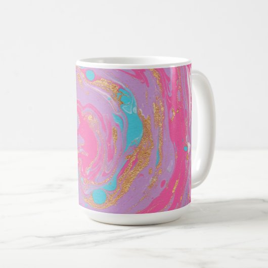 Marbled Swirl Kaffeetasse (VorderseiteRechts)