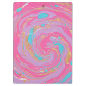 Marbled Swirl Klemmbrett (Rückseite)