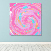 Marbled Swirl Leinwanddruck (Insitu (Holzboden))