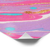 Marbled Swirl Poster (Ecke)