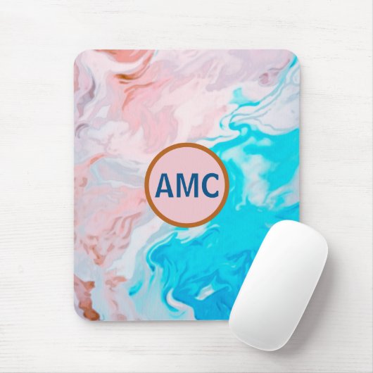 Marbled Wonder Mousepad (Mit Mouse)