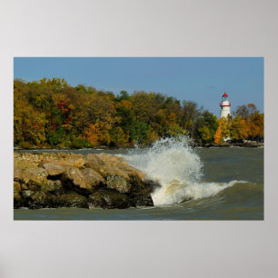 Marblehead Leuchtturm-Leinwand Poster
