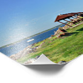 Marblehead Leuchtturm, Massachusetts Foto drucken (Ecke)