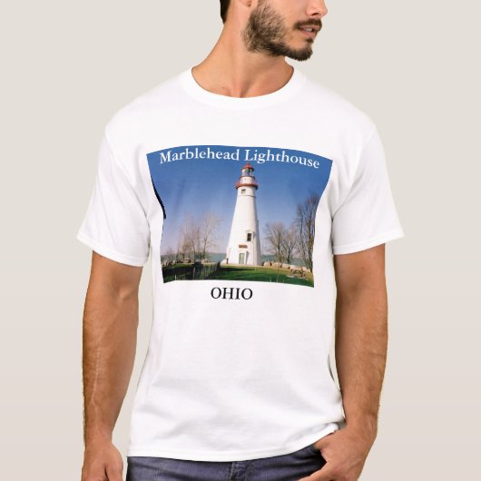 Marblehead Leuchtturm, Ohio-T - Shirt (Vorderseite)