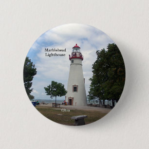 Marblehead Leuchtturmknopf Button
