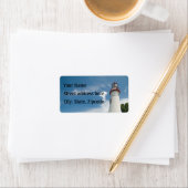 Marblehead Lighthouse Adressaufkleber (Insitu)