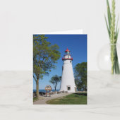 Marblehead Lighthouse Blank Note Card, 4" x 5,6" Karte (Vorderseite)