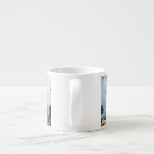 Marblehead Lighthouse Espresso Tasse (Rückseite)